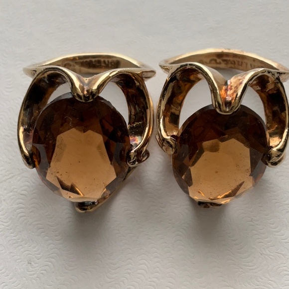 18kt gf Amber Rings‼️Price for 1-Only - Picture 2 of 7